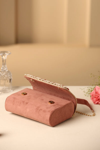 Diksha Mauve Pink Shell Hand Bag