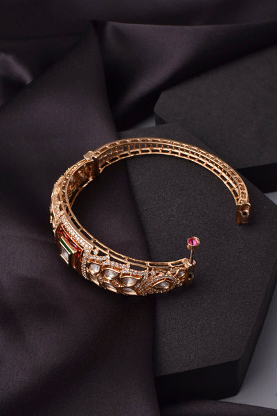 Amishra Red Polki Bracelet