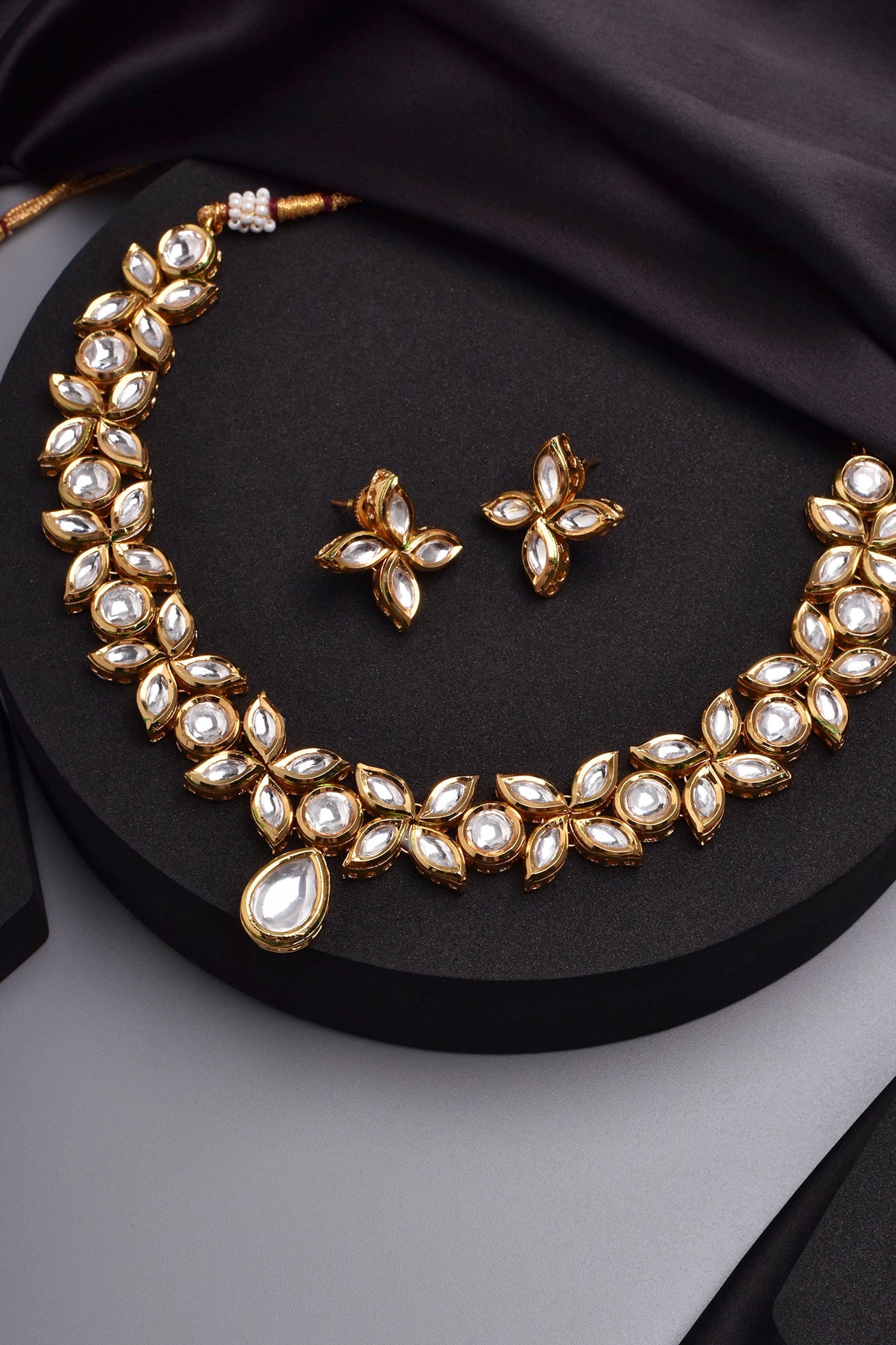 Amrita Gold Kundan Necklace Set
