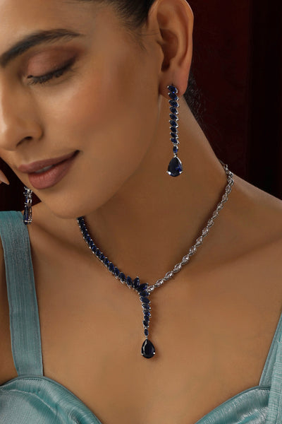 Amaris Sapphire Necklace Set