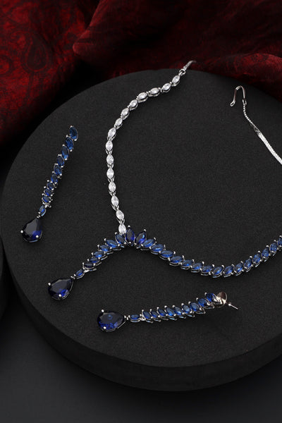 Amaris Sapphire Necklace Set