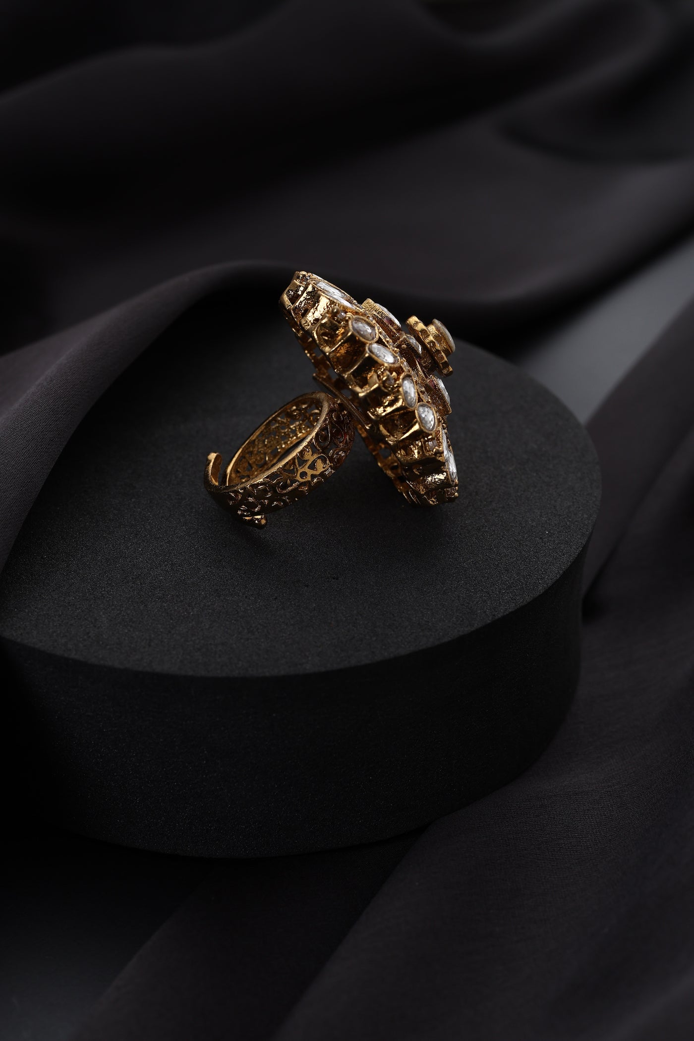 Liora Ruby Polki Ring