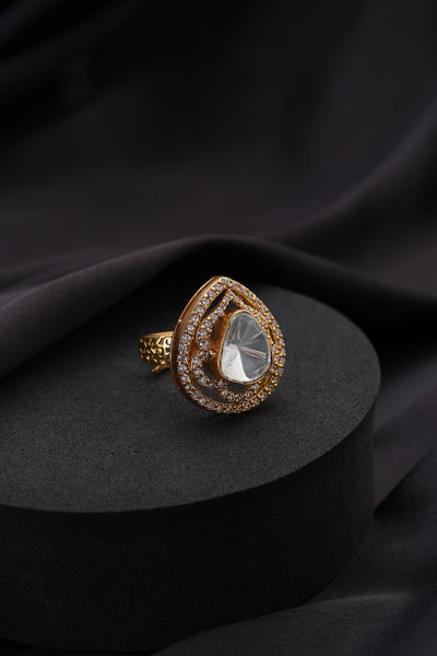 Wren Gold Polki Ring