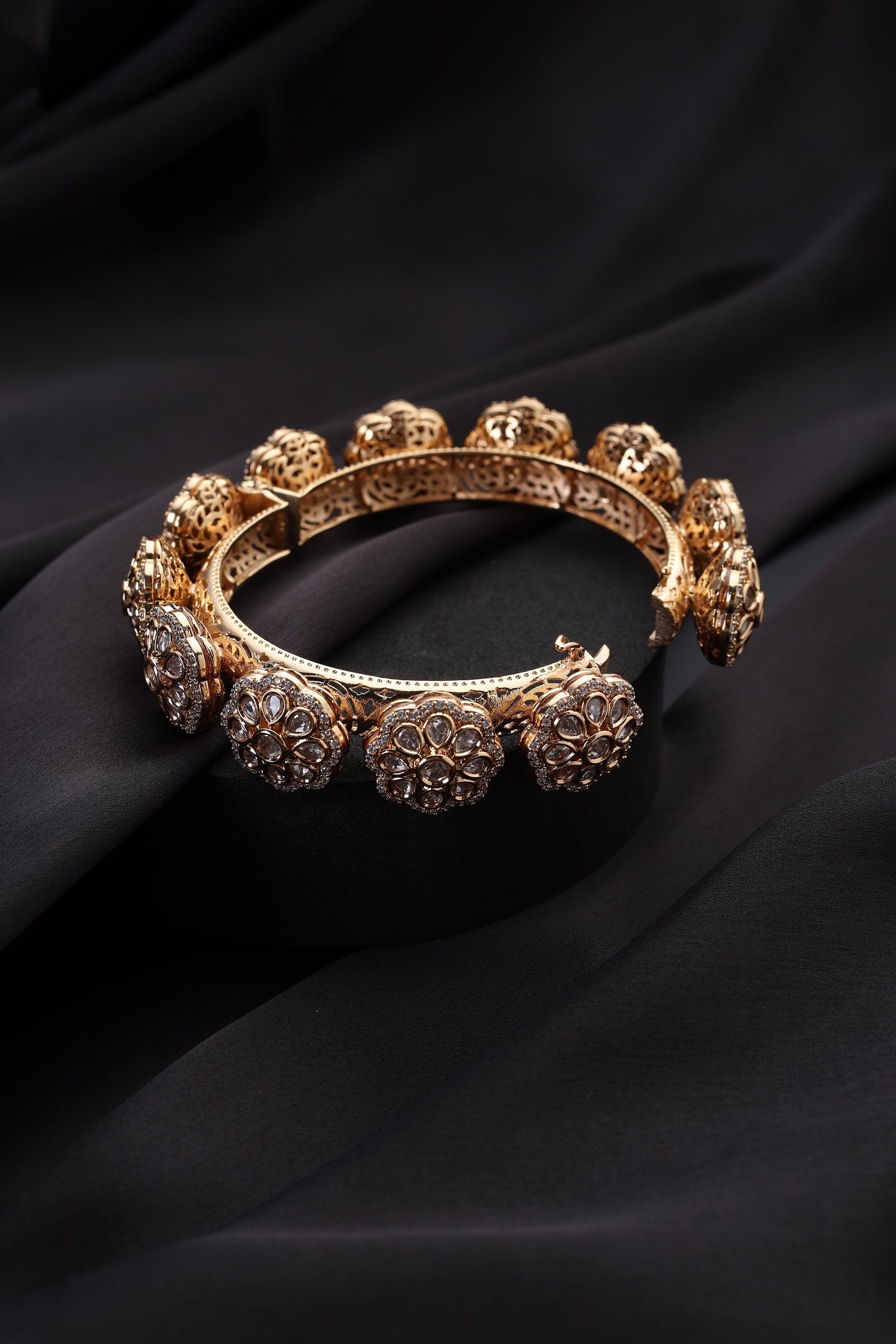 Liana Rose Gold Polki Pacheli Kada
