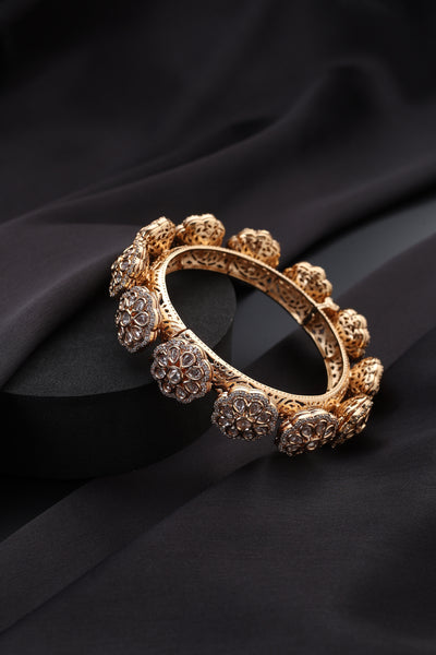 Liana Rose Gold Polki Pacheli Kada