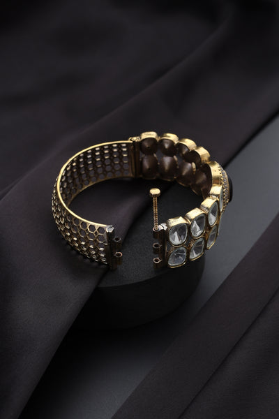 Kshama Red Polki Bracelet