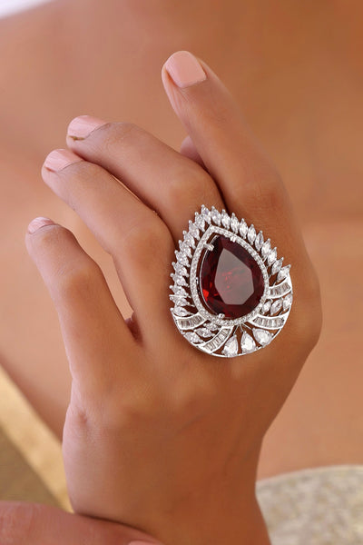 Wiona Ruby Zirconia Ring