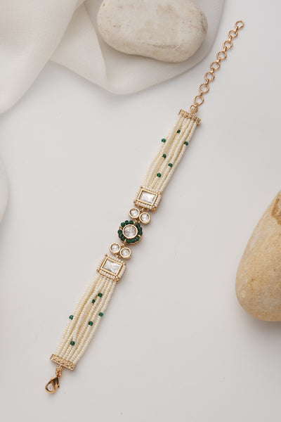 Kaya Green Polki Bracelet