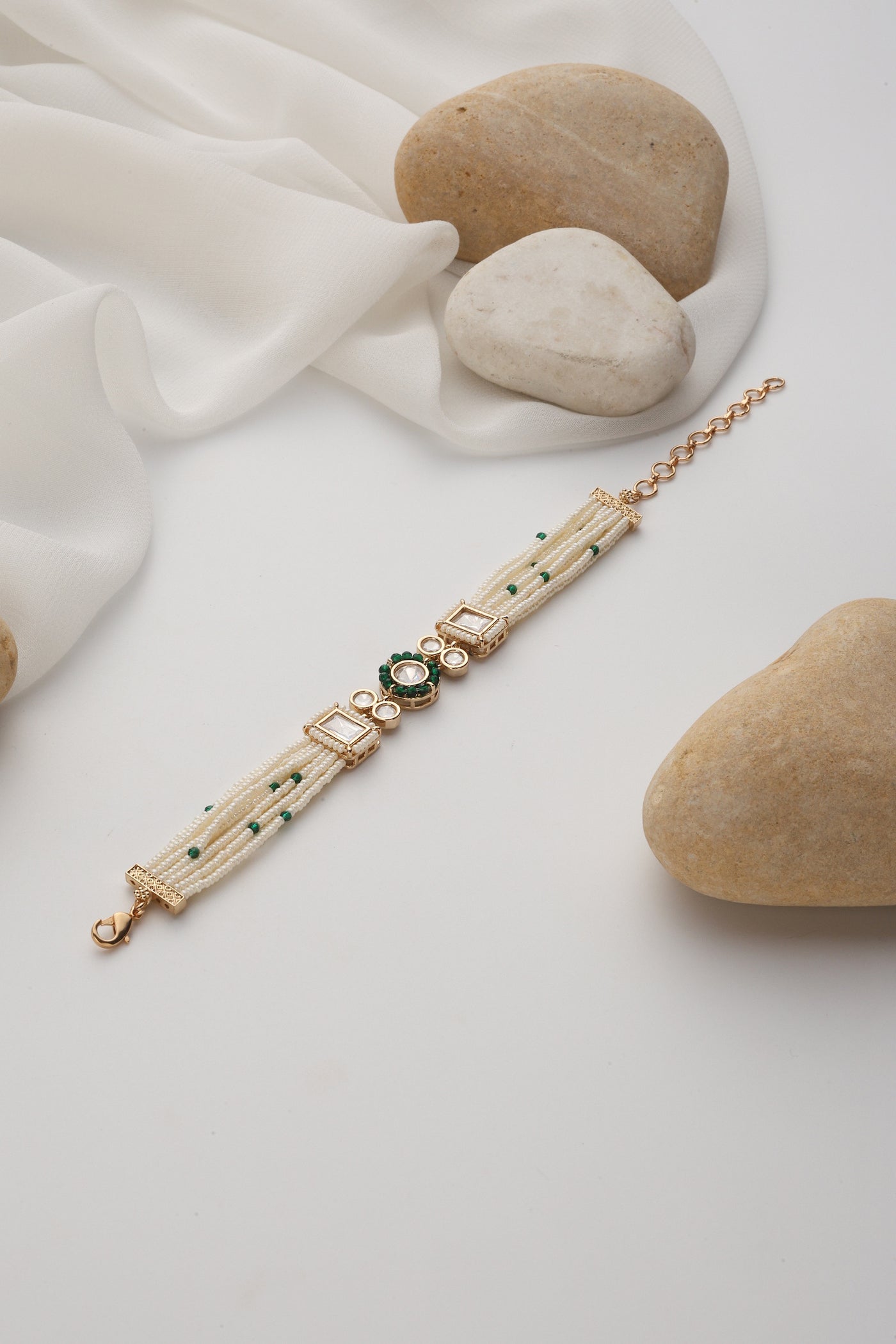 Kaya Green Polki Bracelet