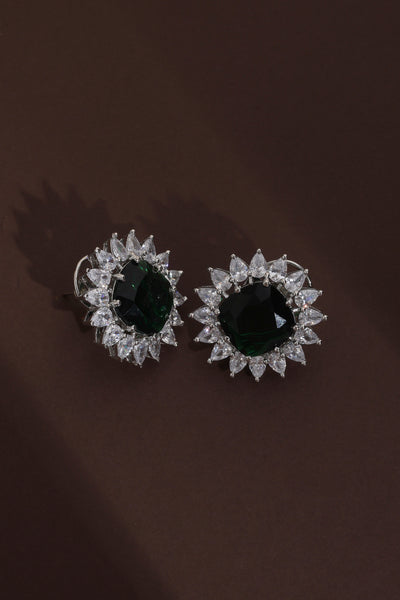 Frika Emerald Stud Earrings