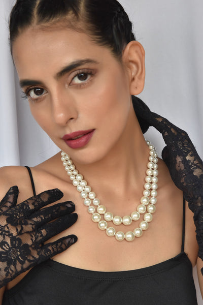 Noel Pearl Layered Necklace